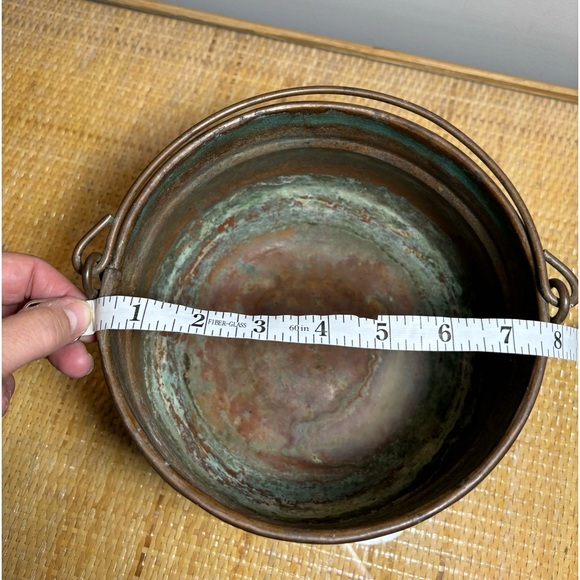 Vintage copper pot/pail with handle in great condition - Picture 9 of 9